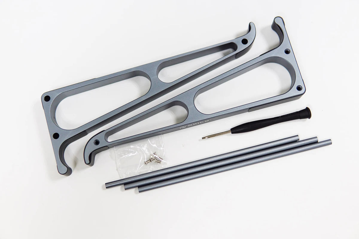 ORICO Laptop Stand Aluminium Laptop Stand Vertical Stand Notebook Desktop Holder Portable Tablet Stand for 13 to 17.4 inch Mac - AMULET RING STORE