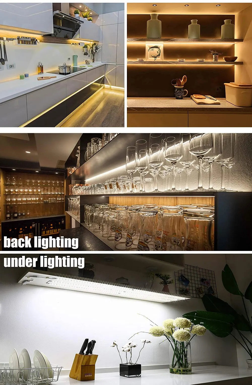 USB LED Lights Strip DC 5V Smart Dimmer Gesture Sensor Switch Control 60LEDs/m Backlight LED Ribbon Tape TV Lamp Room Decoration - AMULET RING STORE