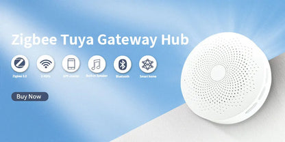 Meian Tuya Zigbee Gateway Multi-Mode Zigbee 3.0 Hub Wifi Bluetooth Gateway Linkage with Water Leak Sensor Door Sensor Smart Home - AMULET RING STORE