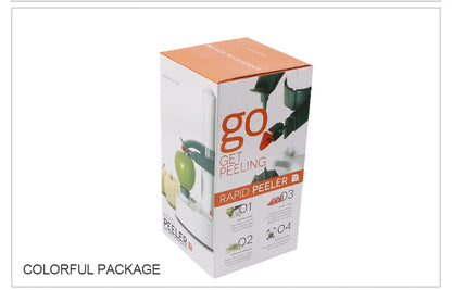 Electric Spiral Potato Peeler Automatic Apple Peeler, Smart Vegetable Fruit Peeler Machine, Kitchen Accessories Peeling Tool - AMULET RING STORE