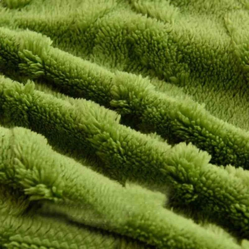 Home Textiles Velvet Flannel Bedding Set Plush Solid Color Duvet Cover Fluffy Reversible Plush Bedding Set Warm for Winter King