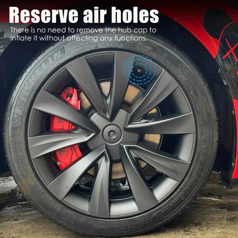 4PCS Wheel Cover 18 Inch for Tesla Model 3 Aero HubCap Performance Replacement Wheels 2018-2023 Full Rim Car Accessories 2022