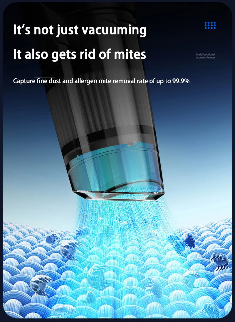 Xiaomi Wireless Vacuum Cleaner Charging Strong Suction Power For Home Car Handheld Carpet Window Crevice Groove Vacuum Cleaner - AMULET RING STORE