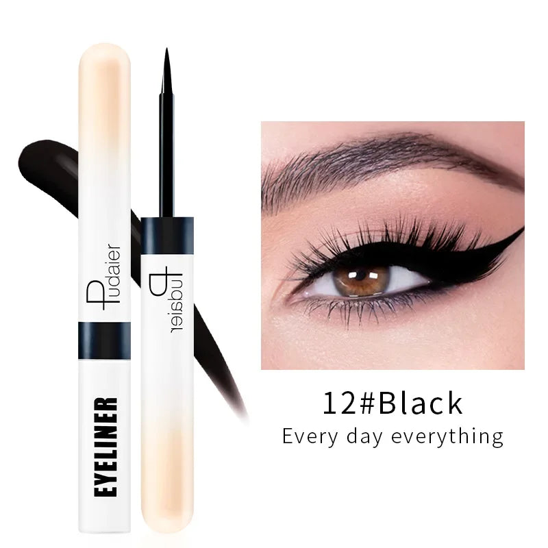 12 Colors Liquid Eyeliner Pencil Shimmer Sexy EyeShadow Portable Waterproof Durable Eyeliner Women Hot Sales Makeup Cosmetics - AMULET RING STORE