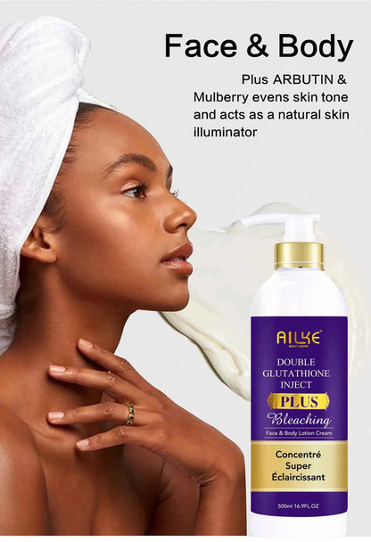 AILKE Glutathione Bleaching Cream, Advanced Lightening Lotion, Glowing Cream For Inner Thighs, Bikini Area Underarms, Natural