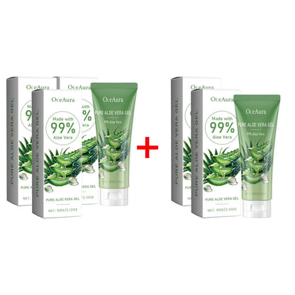 Sunburn Repair Aloe Vera Gel Hydrating Moisturizing Face Cream Relieve Dry Tight Sensitive Skin Care Brightening Facial Cream - AMULET RING STORE