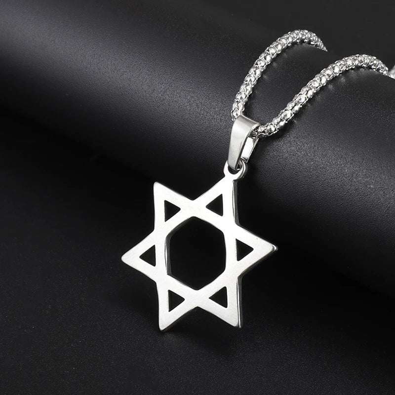 Seven Archangels Solomon Kabbalah Pendant Star of David Devil Eye Angel Seal Necklace