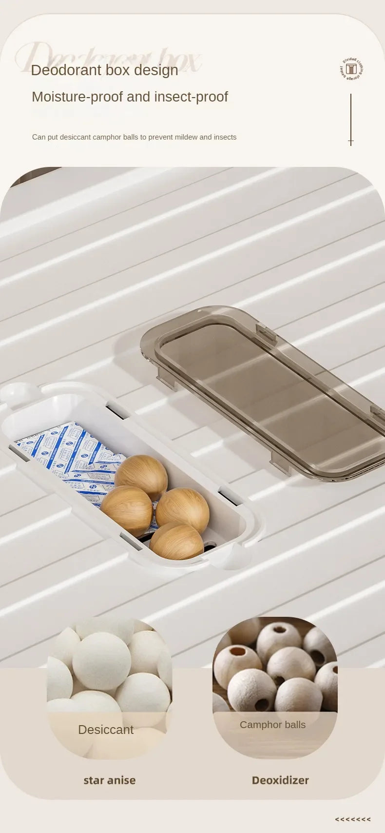 Large-capacity Clothes Organizer Household Closet Layered Pull-out Partition Organizer Box Foldable Dust Pants Organizer Box - AMULET RING STORE