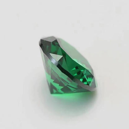 Brilliant Natural AAAAA+ Emerald 10.0mm 6.50Carat Round Cut Gemstones Sri-Lanka VVS Gem
