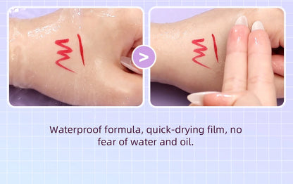 QIBEST High Pigment Eyeliner Pencil Waterproof Smudgeproof Makeup Eye Liner Liquid Black Eyeliner Quick Drying Eyes Cosmetics - AMULET RING STORE