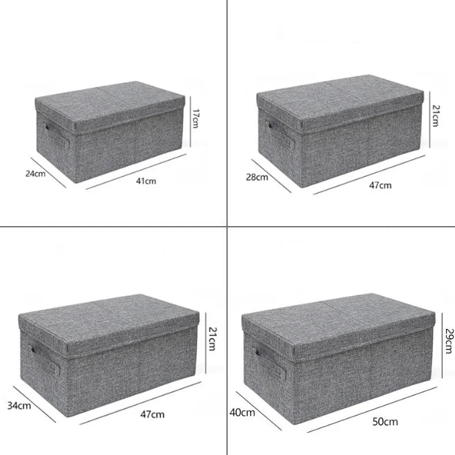 Large Foldable Storage Box Organizing Box For Closet Storage Clothing Storage Box Folding Storage Box For Home Office Storage - AMULET RING STORE