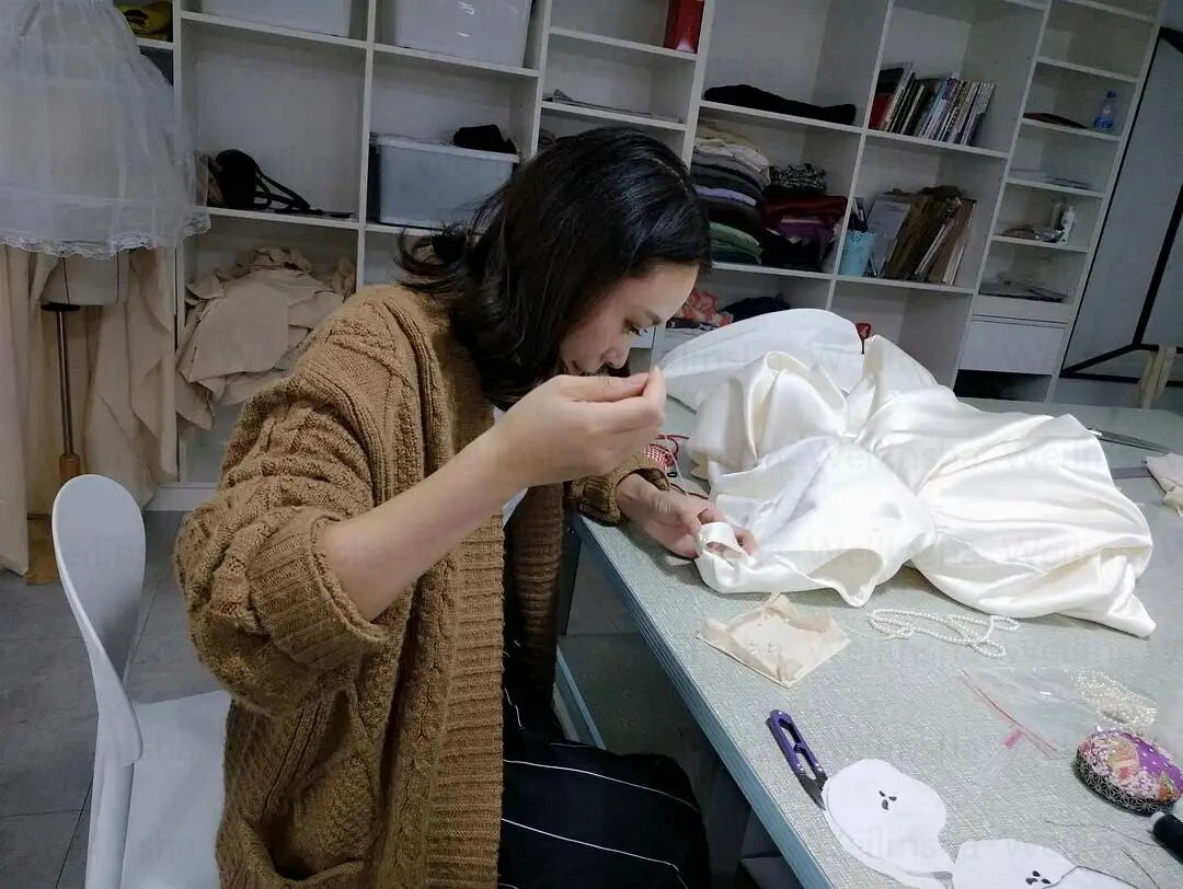 Customized Mermaid Mother of the Bride Dresses Pale Pink Mothers Dress Lace Off Shoulder Sleeves Wedding Guest Gowns Front Split - AMULET RING STORE