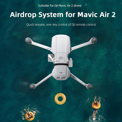Airdrop System for DJI Mavic air 2/Air 2S Mini 2 Mavic 2 Pro Drone Fishing Bait Gift Rescue Remote Thrower