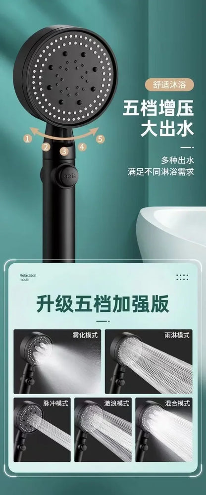 G1/2" Bathtub Shower Faucet Hot and Cold Water Mixing Valve Bathroom Set Countertop Mounted Chrome Plated Valve Bath Shower Set