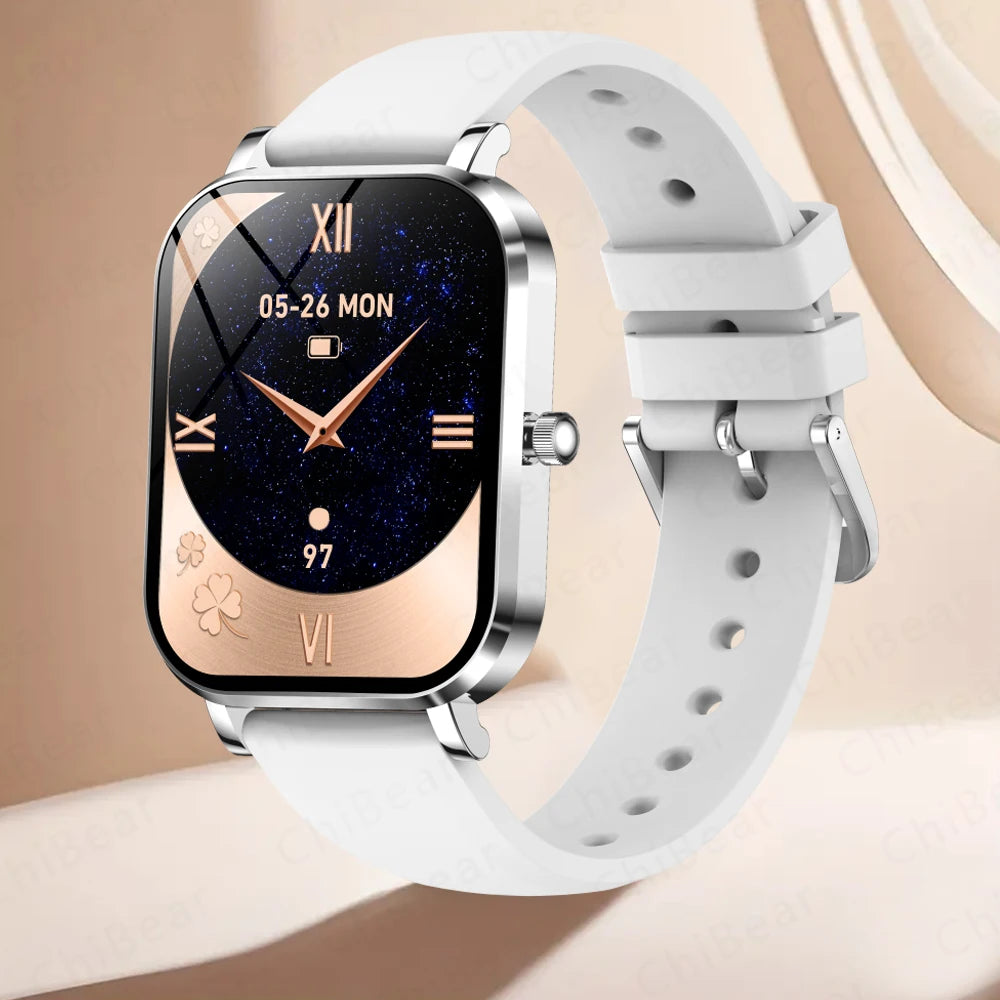 2025 New Xiaomi Fashion Women Smartwatch AMOLED HD Screen Heart Rate Blood Oxygen Monitoring BT Call Sports Smartwatch Woman