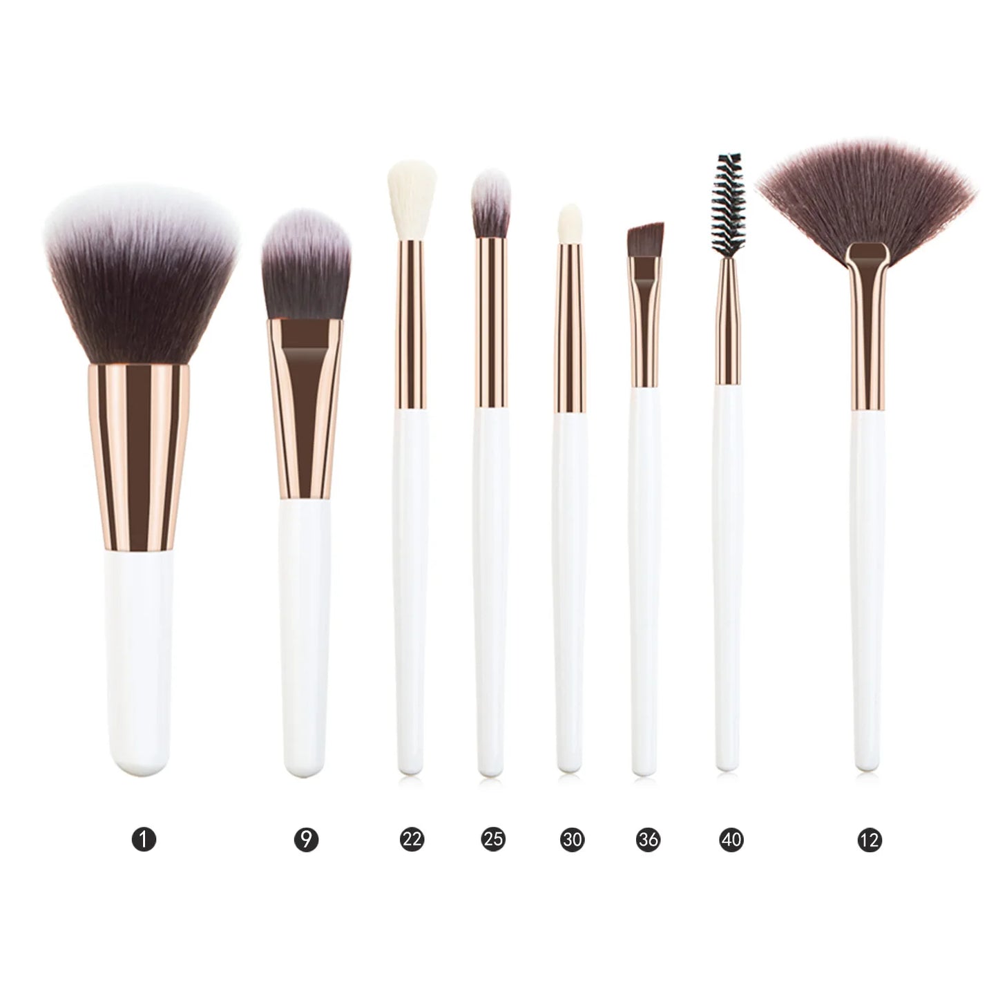 40makeup brush suit portable models full set makeup tools powder brush powder foundation brush eye shadow brush - AMULET RING STORE