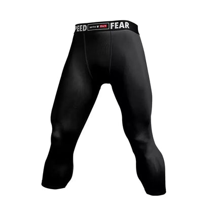 Men Kid Boy Girl GYM Capri Running Tight Pants Basketball Football Soccer Exercise Sport 3/4 Cropped Kneelet Leggings Shorts 714