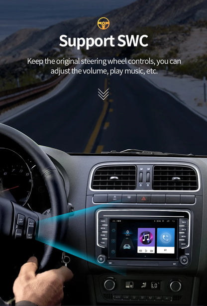 7inch Car Radio CarPlay Android Auto for Volkswagen VW Passat B6 B7 CC Tiguan Touran GOLF POLO CarPlay 7inch 2+32GB / 4+64GB - AMULET RING STORE