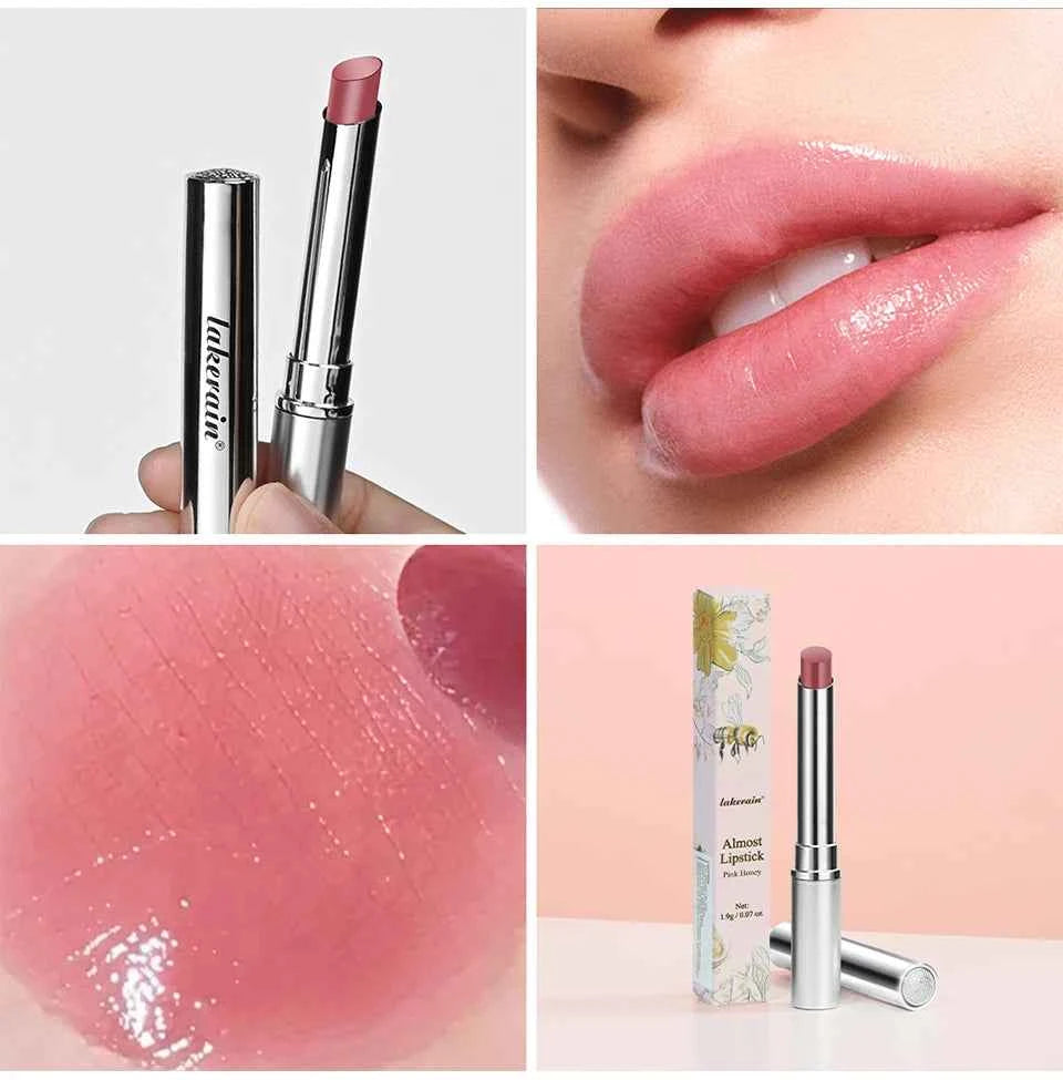 Pink Honey and Black Lipstick Plumper Lips Moisture Water Bomb Comfortable Nourish Ultra Sheen Non-Stick Cup Lip Care Products