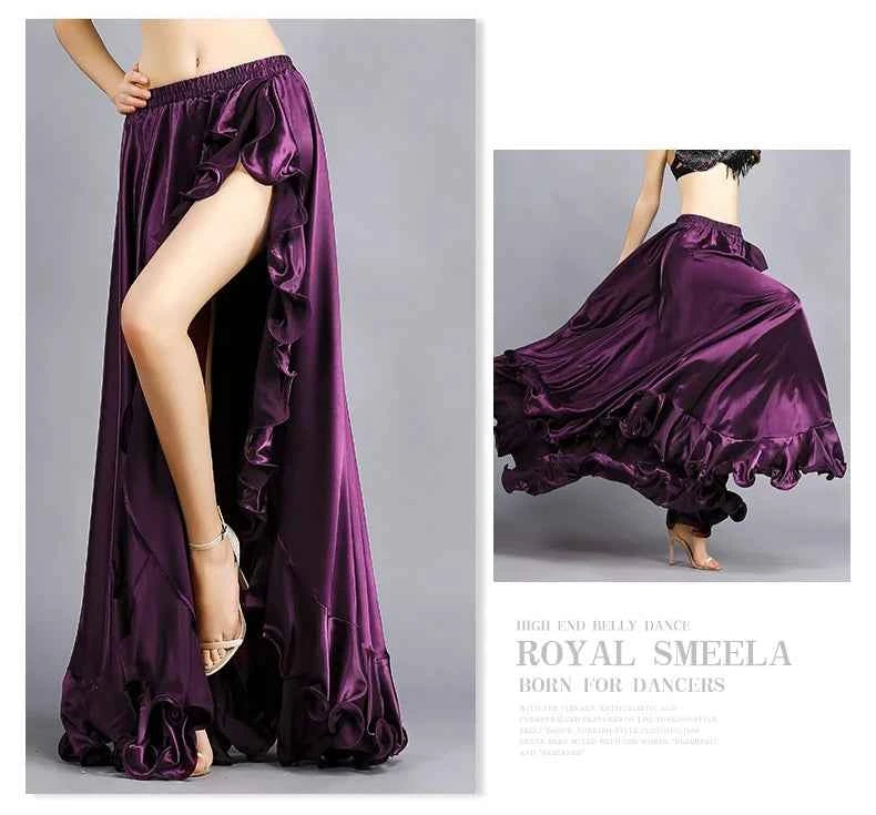 Sexy Belly Dance Skirt Bot f Skirt New Sle Spring Summer Large Swing Beginner Eastern Dance Practice Long Skirt