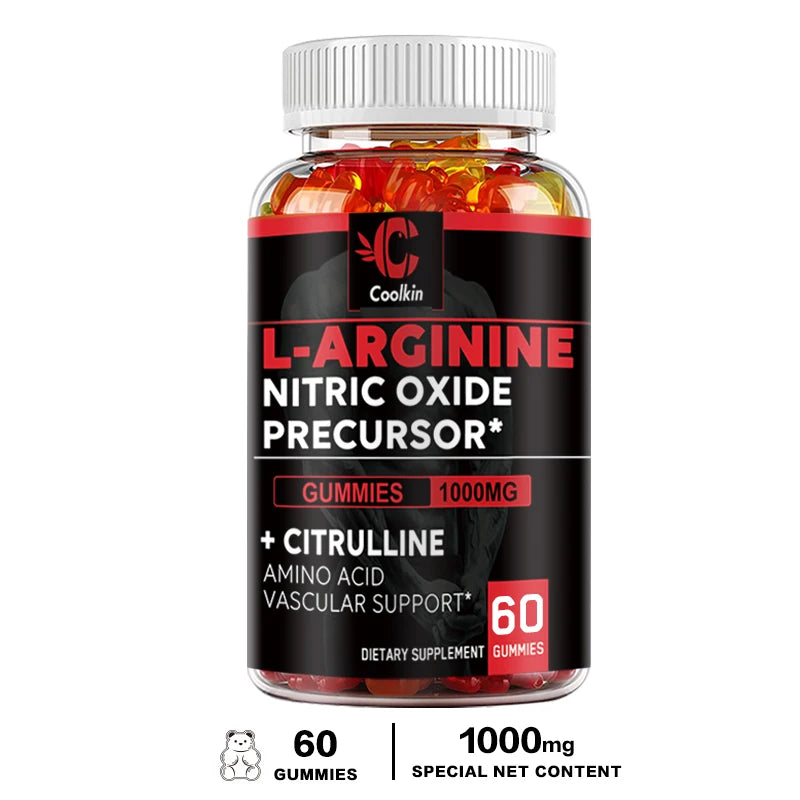 L-Arginine Supplement - Strengthens Muscles and Supports Blood Flow, Circulation, Nutrient Delivery and Pumping - AMULET RING STORE