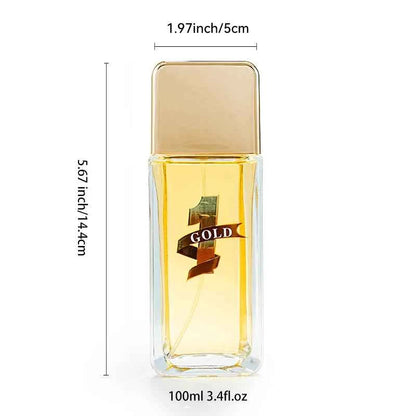 Woody Spicy Notes Million Men's Perfume, Long Lasting Eau de Parfum, Pheromones Perfume Cologne Hombre 100ML 3.4FL.OZ