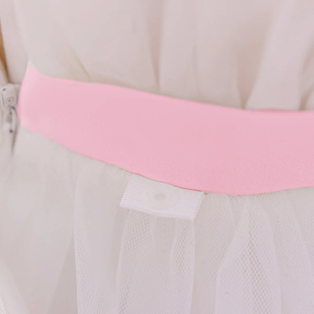 Toddler Flower Bow Party Baby Girl Dress Sequins Wedding Bridesmaids Dress for Girls Elegant 1st Birthday Evening Prom Costumes