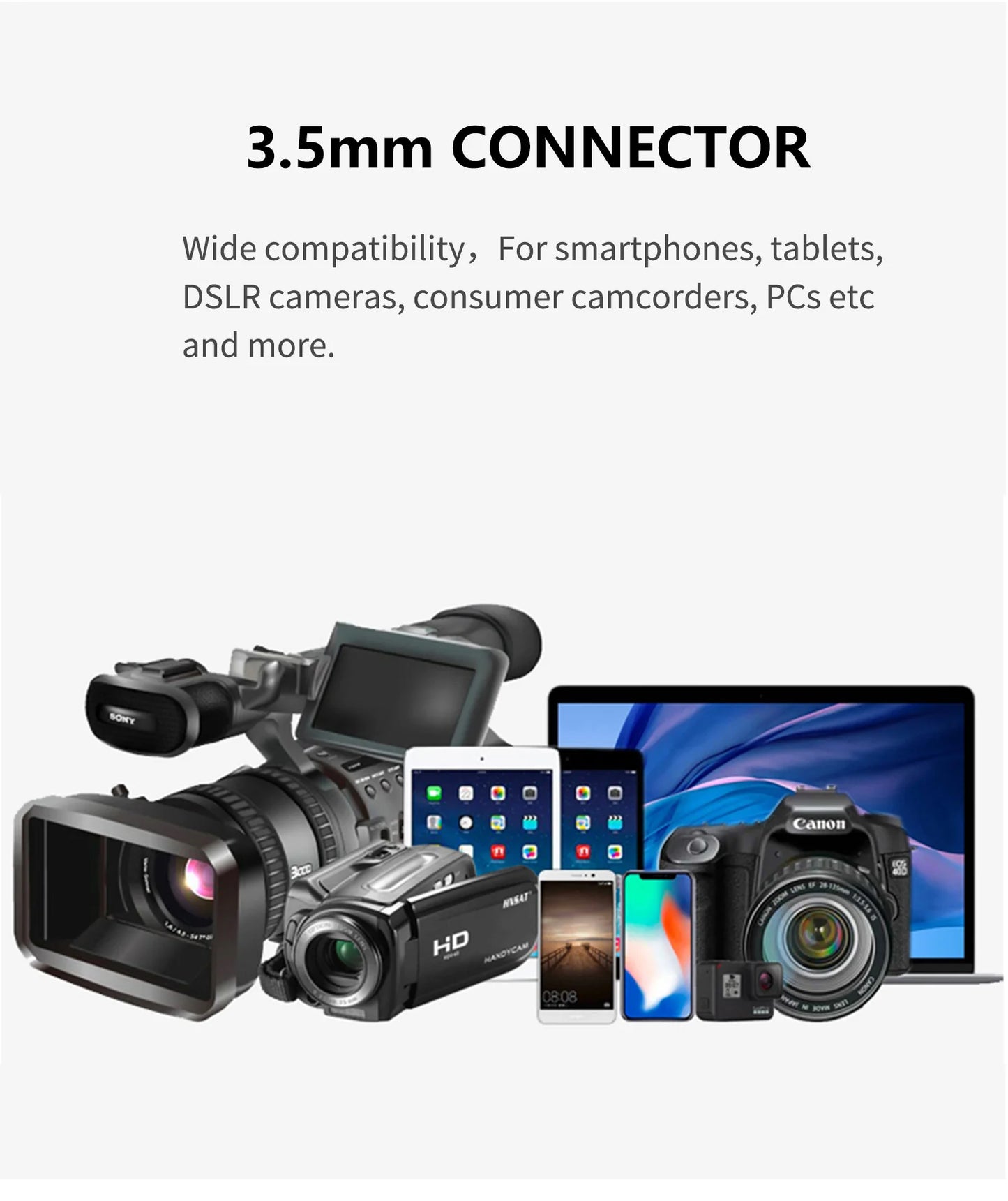 BOYA BY-M1 Condenser Lavalier Lapel Clip-on Microphone 3.5mm TRRS 6M Mic For PC iphone DSLR Camera YouTube Recording Streaming