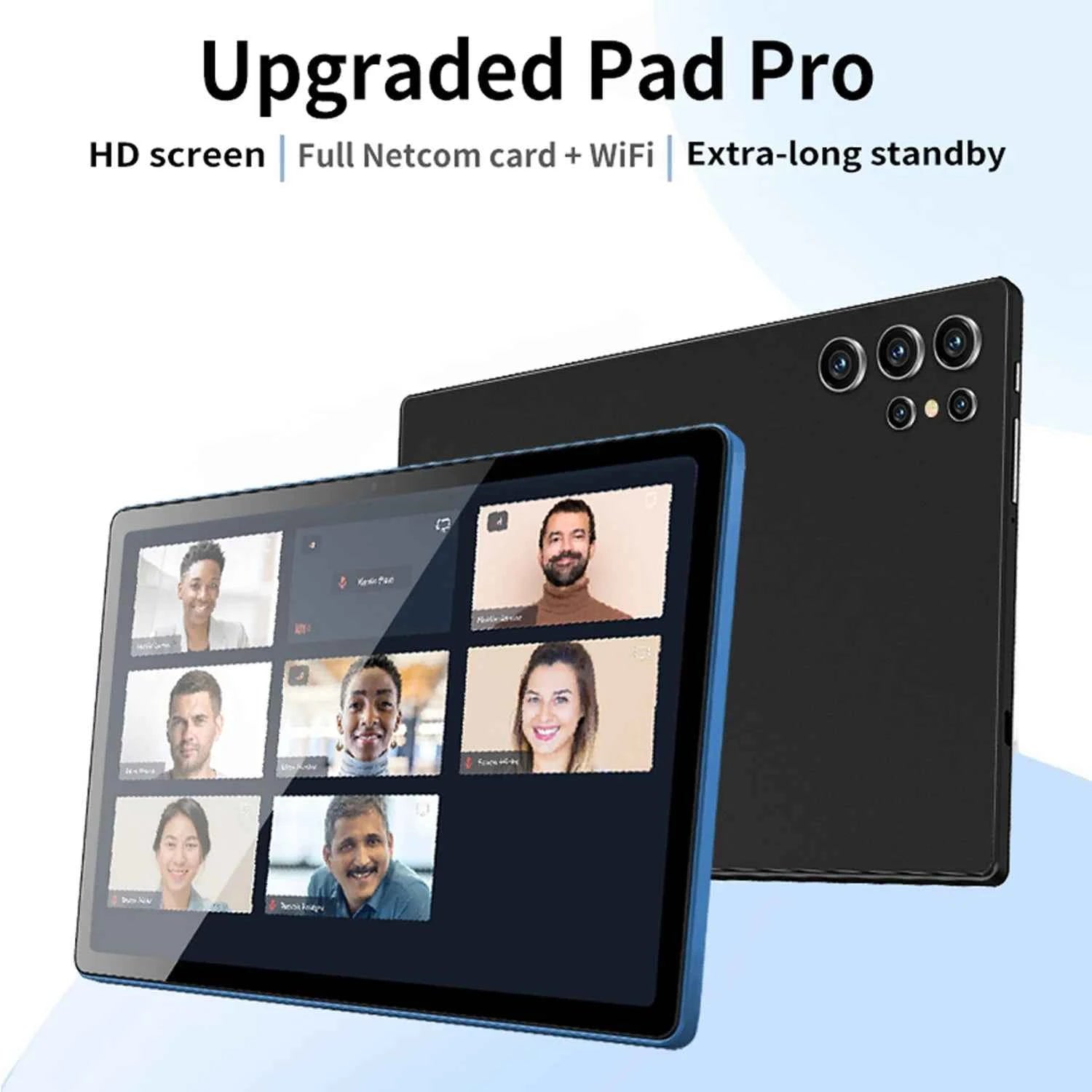 New Arrival 10.1 Inch Octa Core Android Tablets 6GB RAM 128GB ROM 4G Dual SIM Network AI Speed-up Tablet Bluetooth WiFi 6000mAh