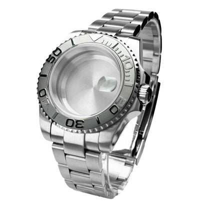 40mm 200m Waterproof NH34 NH35 NH36 Watch Case Accessories for Oyster Band SUB Watch Maker 120clicks BGW9 blue lume Bezel - AMULET RING STORE