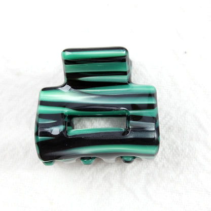 Bgffuy Leopard Korea Acetate Hollow Colorful Mini Hair Claws Crab Hair Clips for Child Girls Hairpins Hair Accessories Barrettes