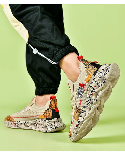 Shoes men Sneakers Male casual Mens Shoes tenis Luxury shoes Trainer Race Breathable Shoes fashion loafers running Shoes for men - AMULET RING STORE