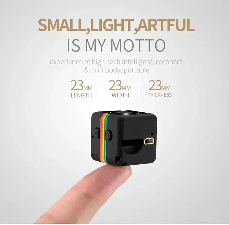 Video Voice Mini DV Recorder Indoor Covert Security Camera for Home and Office Mini Camera HD Portable Small Nanny Cam - AMULET RING STORE