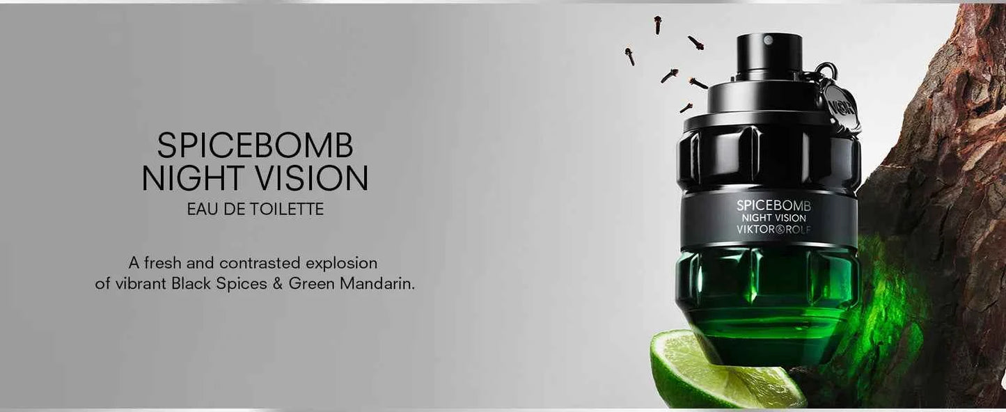 Viktor&Rolf - Spicebomb Eau De Toilette - Woody & Spicy - Cologne for Men - with Notes of Citrus & Tobacco Valentine Perfume