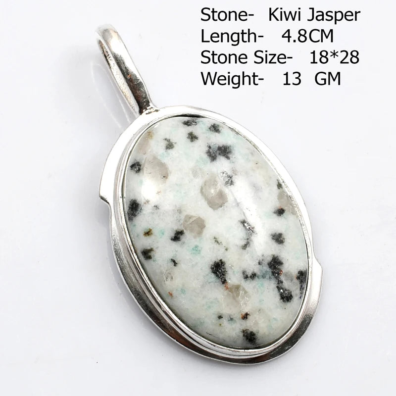 Genuine Moonstone Rose Quartz Pyrite Azurite  Pendant