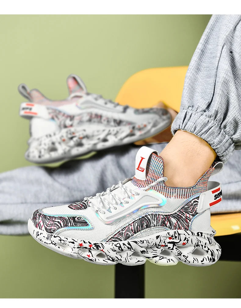 Shoes men Sneakers Male casual Mens Shoes tenis Luxury shoes Trainer Race Breathable Shoes fashion loafers running Shoes for men - AMULET RING STORE