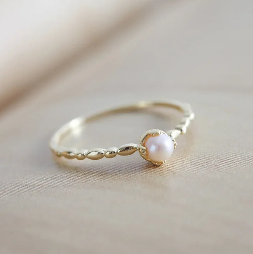 Trend Niche Pearl Ring For Women Ring Wedding Engagement Gift Fashion Custom Jewelry