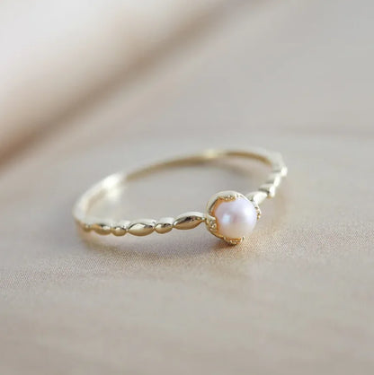 Trend Niche Pearl Ring For Women Ring Wedding Engagement Gift Fashion Custom Jewelry