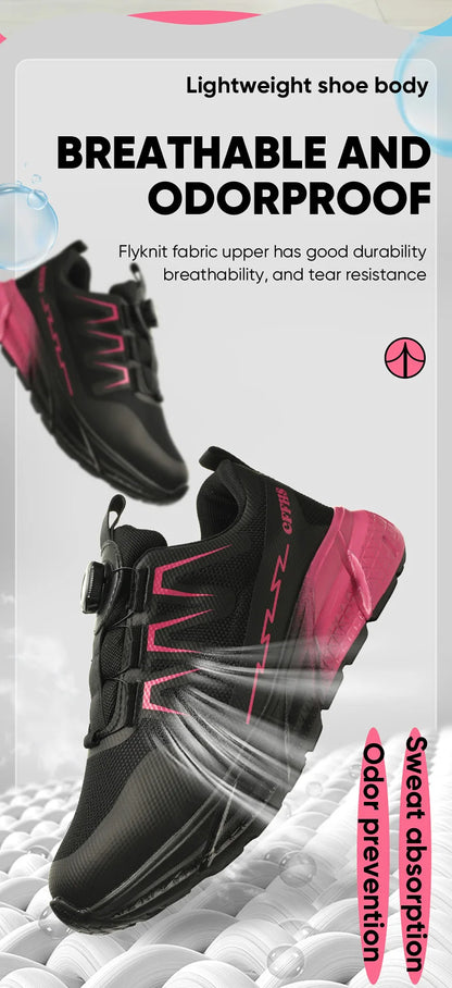 New women's anti-puncture anti-smash breathable fashion safety protection shoes - AMULET RING STORE