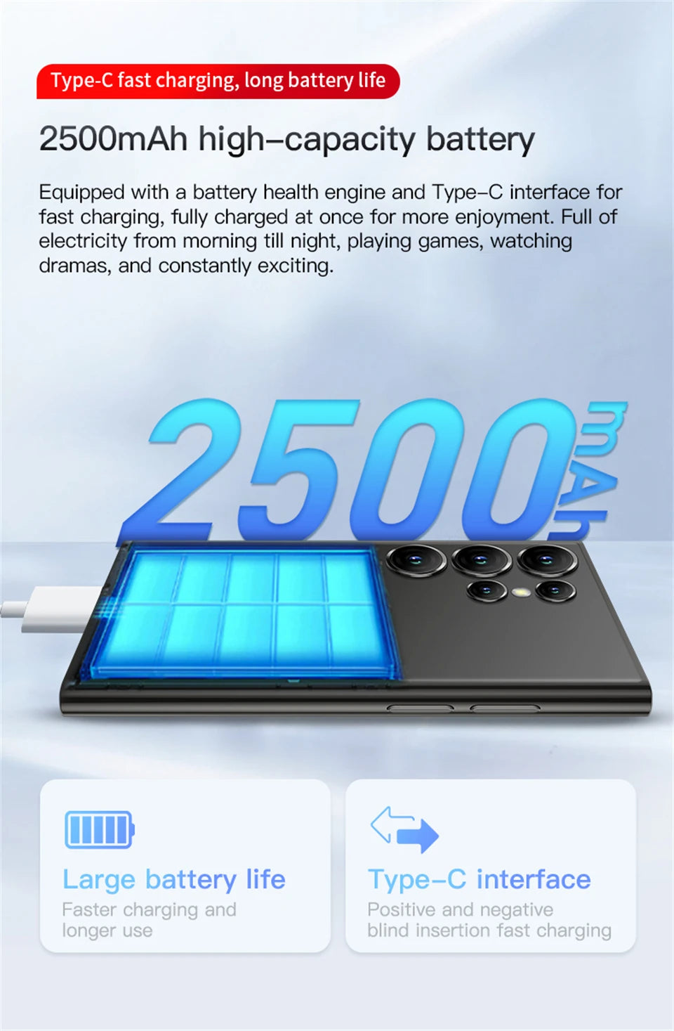 SOYES S24 Pro Max 4G Version 3.0 Inch Android8.1 Smartphone 2GB RAM 16GB ROM Dual SIM Standby 2500mAh Compact Mobile Phone - AMULET RING STORE