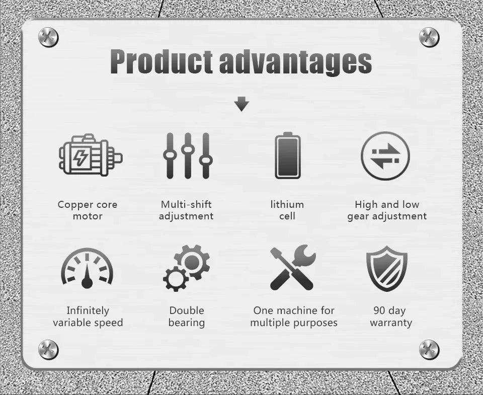 Kamolee 10mm Cordless Electric Impact Drill Electric Screwdriver Home DIY Power Tools For Makita 18V Battery - AMULET RING STORE