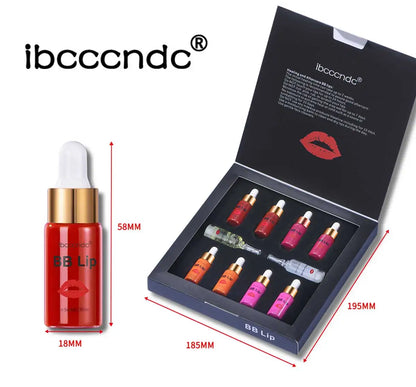 BB Lips Ampoule Serum Starter Set Semi-Permanent BB Lip Gloss Tinted Pigment Lasting Moisturizing For Lip Care Korea Glow - AMULET RING STORE