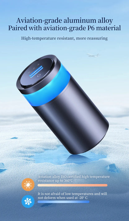 Car Diffuser Home Dual-Use Rechargeable Aromatherapy With Atmosphere Lights Smart Spray Car Air Freshener Fragrance Diffuser - AMULET RING STORE