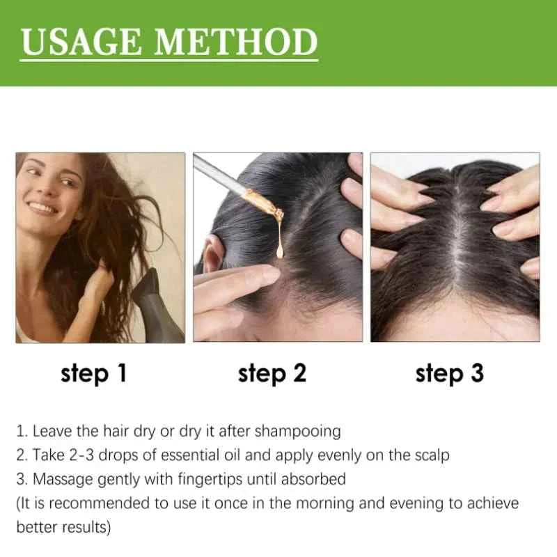 Rosemary Hair Growth Oil Anti Hairs Loss Treatment Mint Hair Strengthening Oil Nourishing Roots Regrowth Hair For Men Women 50ml