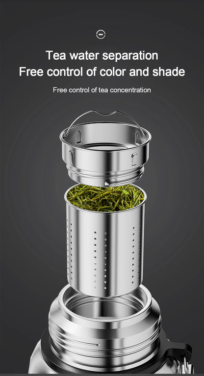 600-1500ml 316 Stainless Steel Thermos Bottle LED Temperature Display Thermal Mug Vacuum Flask Water Bottle For Outdoor Camping - AMULET RING STORE