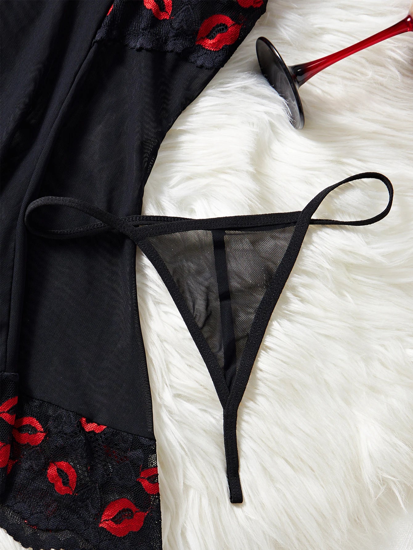 Erotic Nightdress Clothe Women Nightgowns Sexy Nightwear Lace Patchwork Lingerie Nighty Sleepwear Wedding Pajama Set Date Parent - AMULET RING STORE