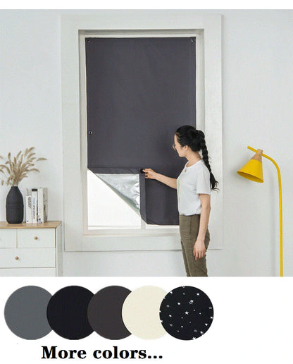 Blackout Skylight Window Blinds with Suction Cups Portable Thermal Insulated Adjustable Curtain for Bedroom Travel Car - AMULET RING STORE