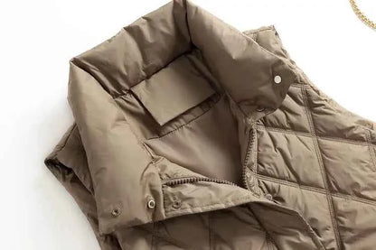 Padded Coats Down Vest Jacket For Women Very Warm Hit High Quality New Feather Coat Sleeveless Vests Jackets Woman Winter 2025