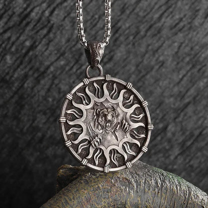 Retro Fashion Seven Angels Magic Circle Solomon's Seal Necklace Pendant