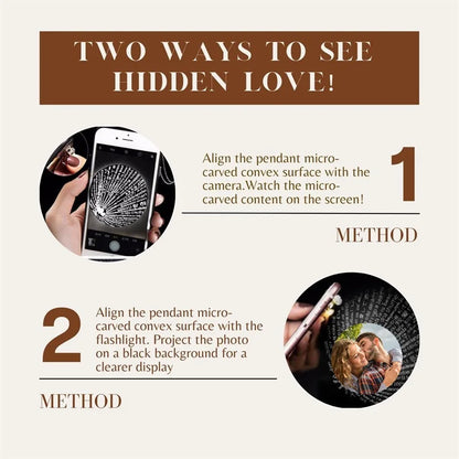 2025 Fashion Personalized Picture Necklace for Women Customized Photo Projection Necklace Flower Pendant Necklace Memorial Gift